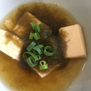 もずく酢豆腐